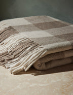 Bello Recycled Wool Throw | Soft, Durable Twill Weave