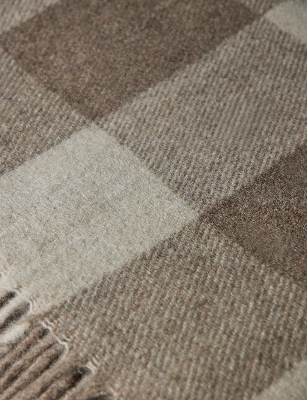 Bello Recycled Wool Throw | Soft, Durable Twill Weave