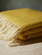 Bello Recycled Wool Throw | Soft, Durable Twill Weave Blanket
