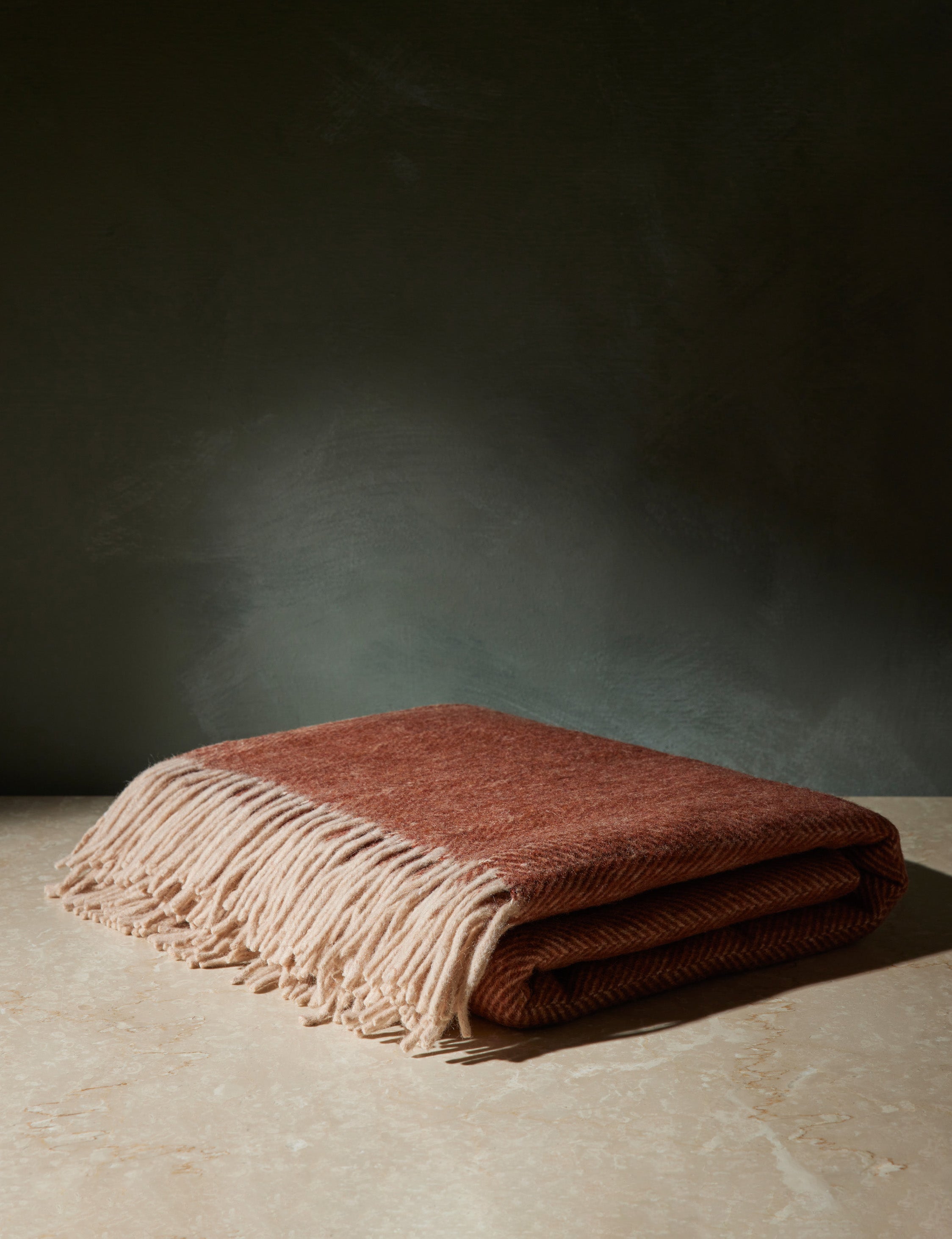Bello Recycled Wool Throw | Soft, Durable Twill Weave