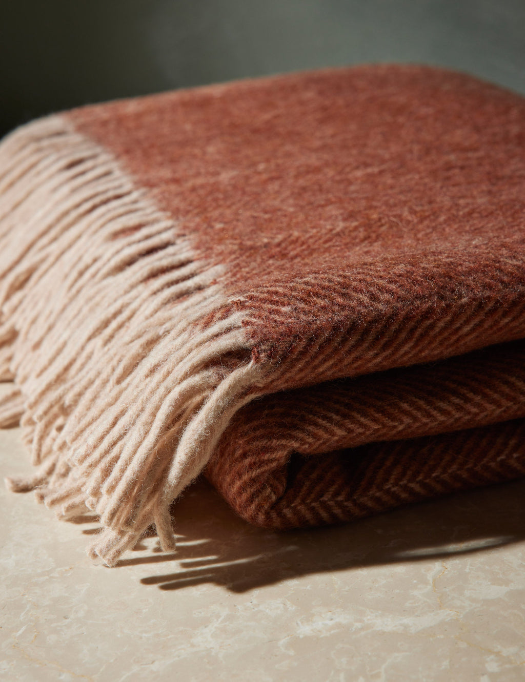 Bello Recycled Wool Throw | Soft, Durable Twill Weave Blanket