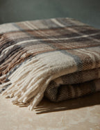 Bello Recycled Wool Throw | Soft, Durable Twill Weave