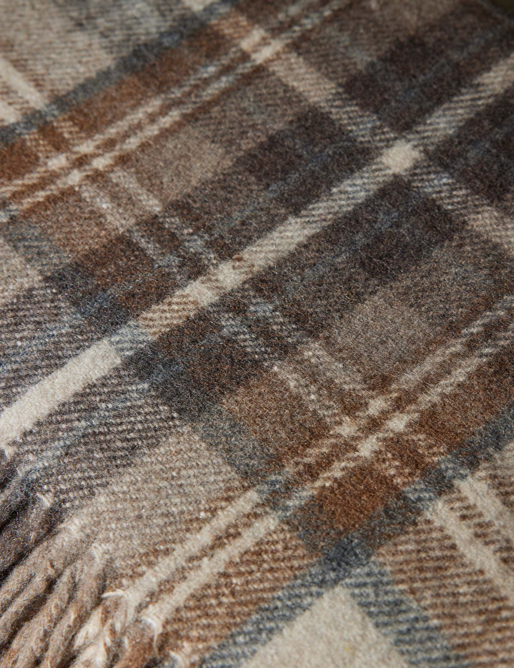Bello Recycled Wool Throw | Soft, Durable Twill Weave Blanket