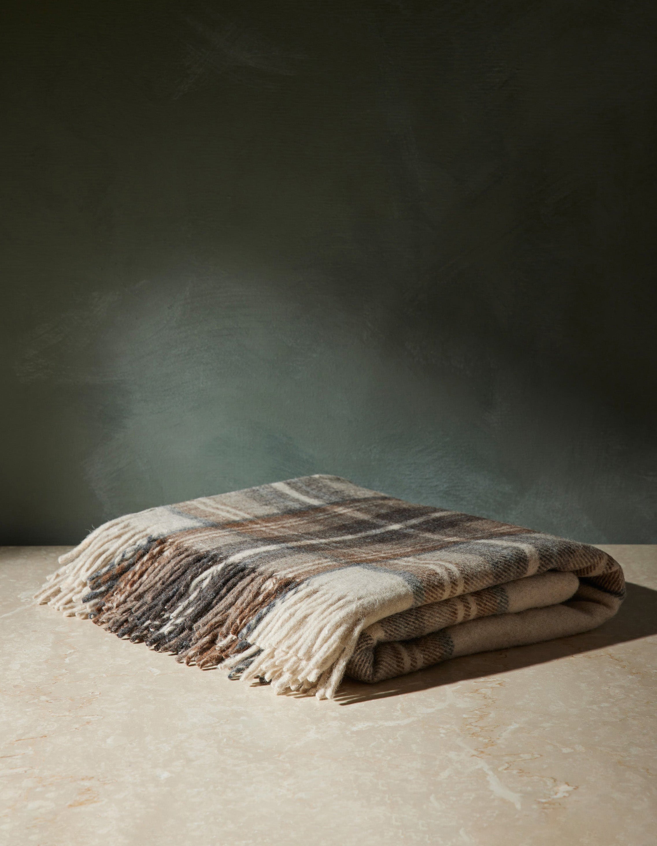 Bello Recycled Wool Throw | Soft, Durable Twill Weave Blanket