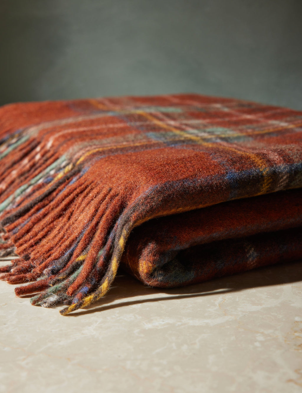 Bello Recycled Wool Throw | Soft, Durable Twill Weave