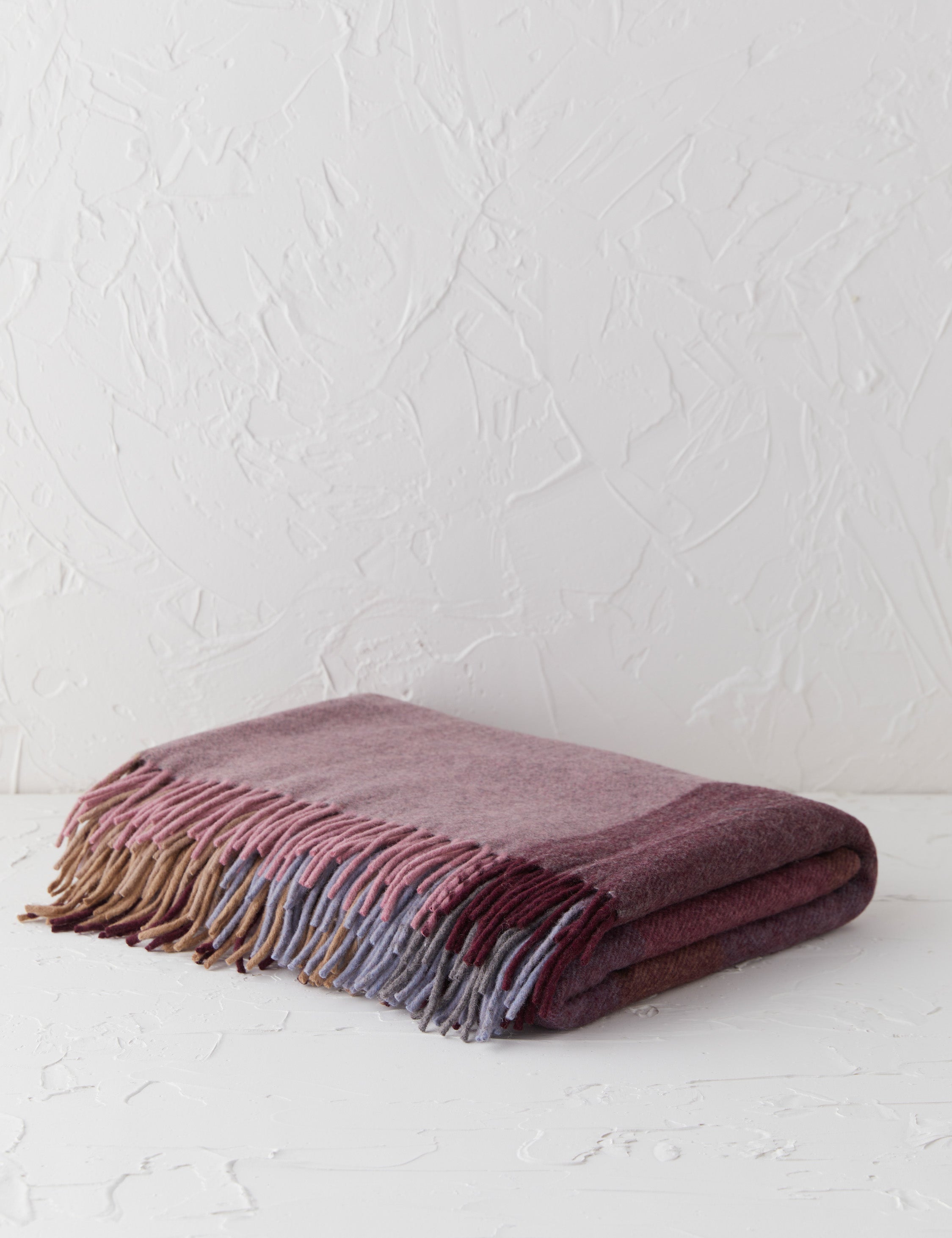 Bello Recycled Wool Throw | Soft, Durable Twill Weave