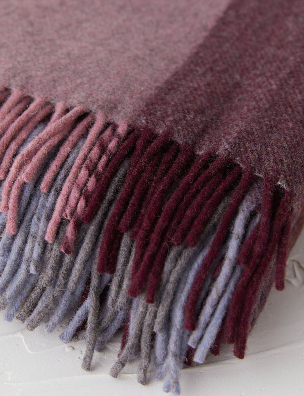 Bello Recycled Wool Throw | Soft, Durable Twill Weave