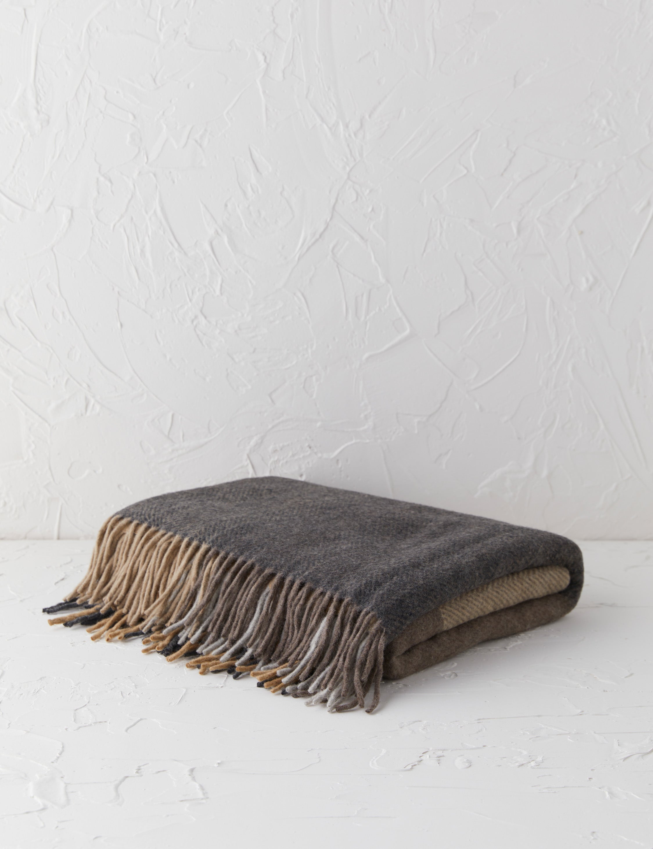 Bello Recycled Wool Throw | Soft, Durable Twill Weave