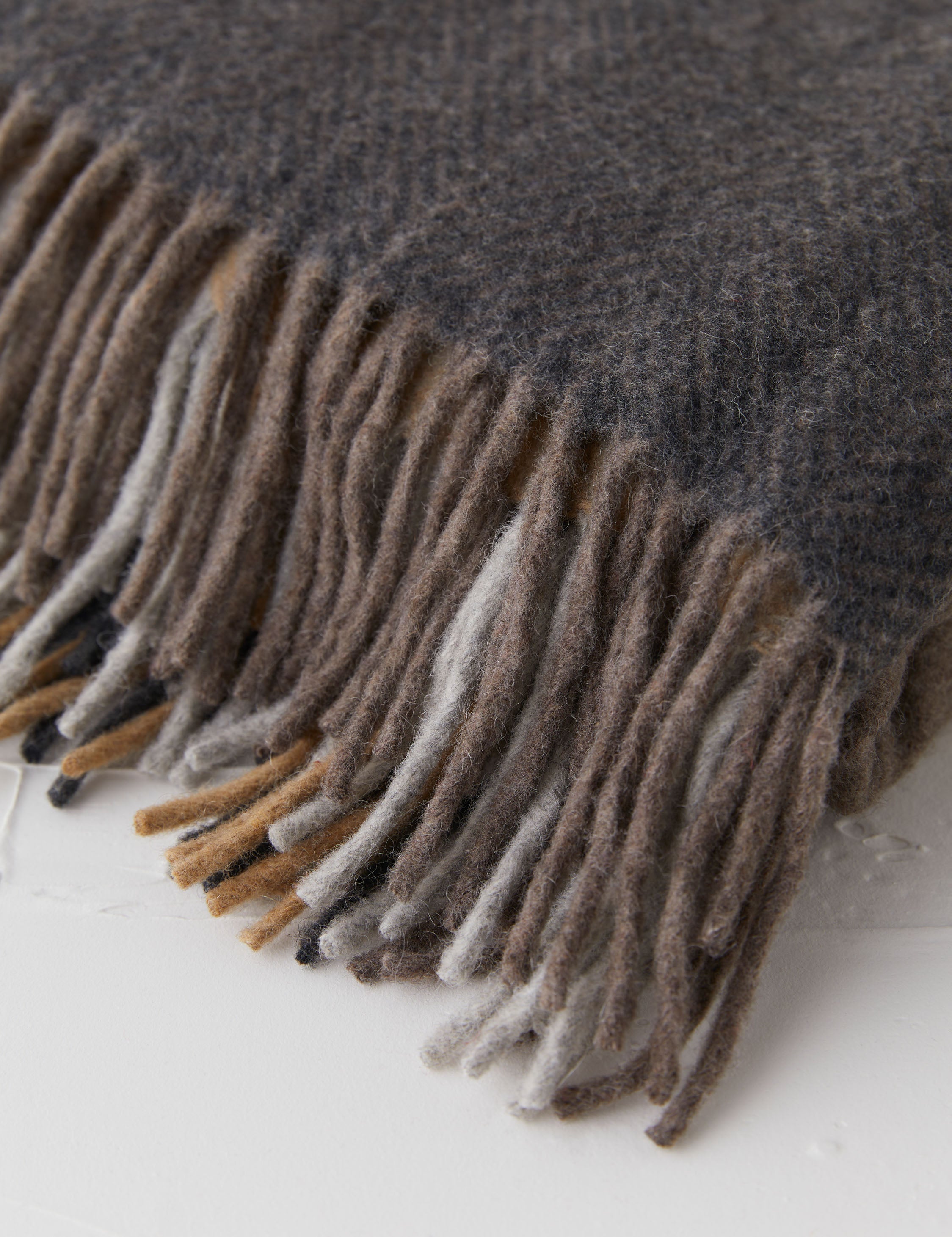Bello Recycled Wool Throw | Soft, Durable Twill Weave
