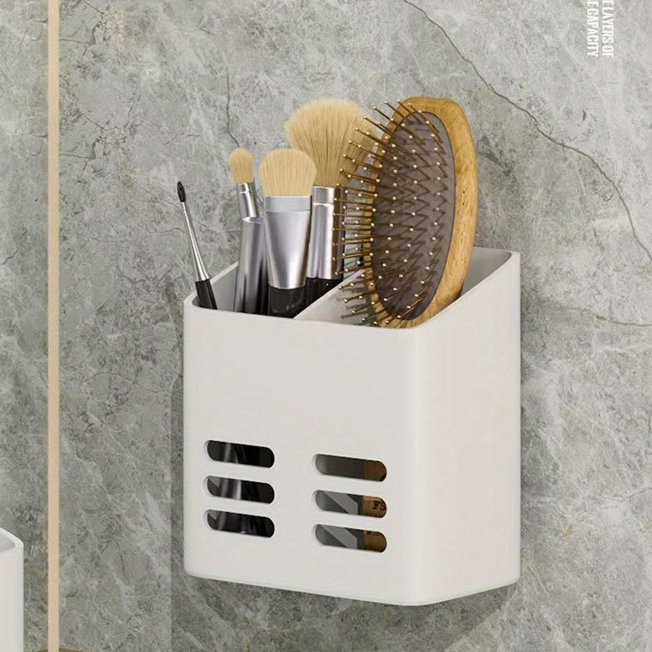 ReinerRaum: Wall Shelf Shower – multifunctional plastic shelf, waterproof & hanging without drilling for cosmetics & accessories