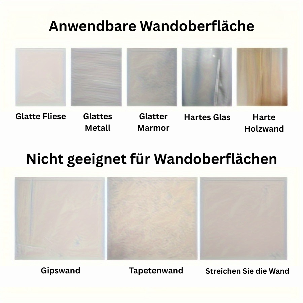 ReinerRaum: Wall Shelf Shower – multifunctional plastic shelf, waterproof & hanging without drilling for cosmetics & accessories
