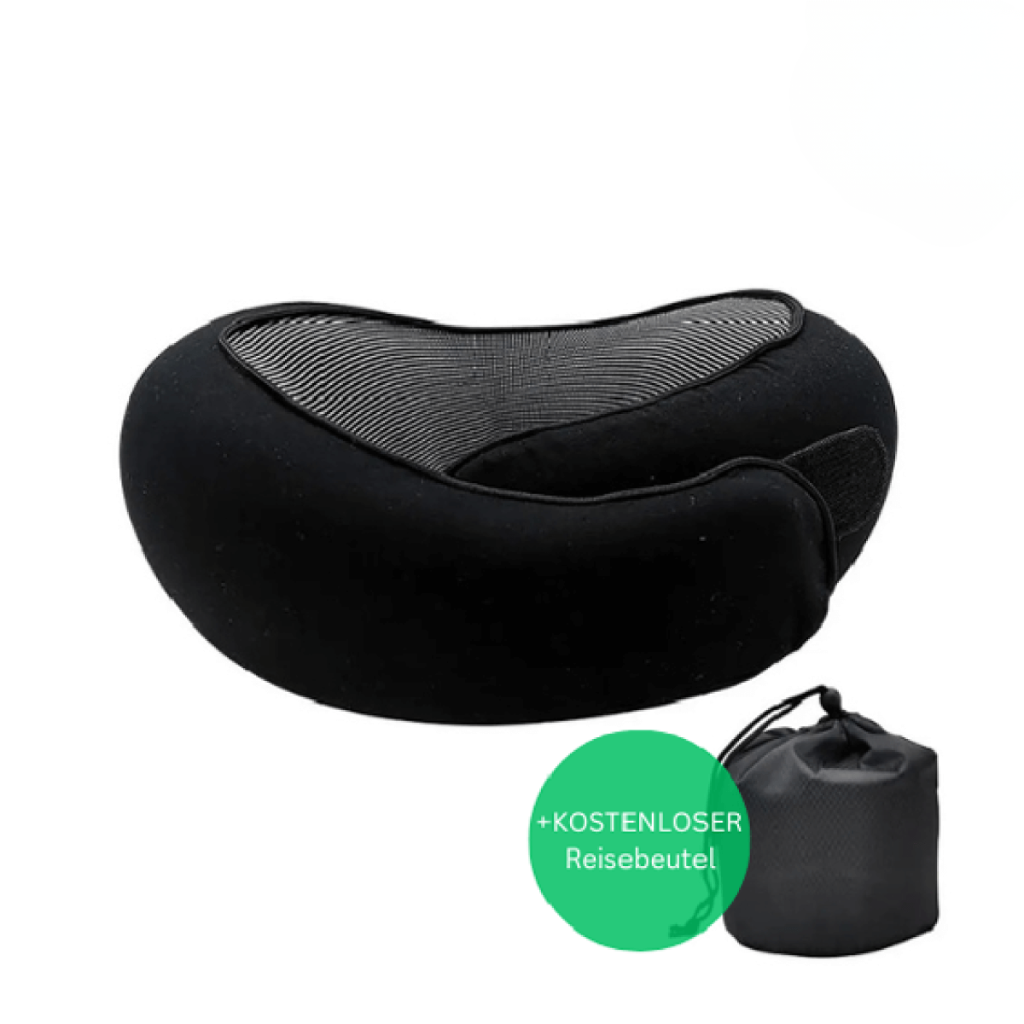TravelComfort: Orthopedic Neck Pillow – Memory Foam & Ergonomic for Airplane & Office
