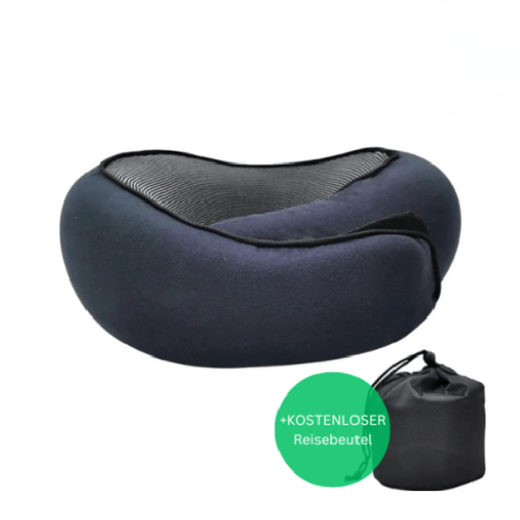 TravelComfort: Orthopedic Neck Pillow – Memory Foam & Ergonomic for Airplane & Office