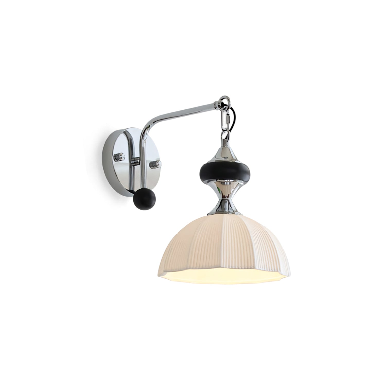 Remy String-Wrapped Drum Wall Sconce
