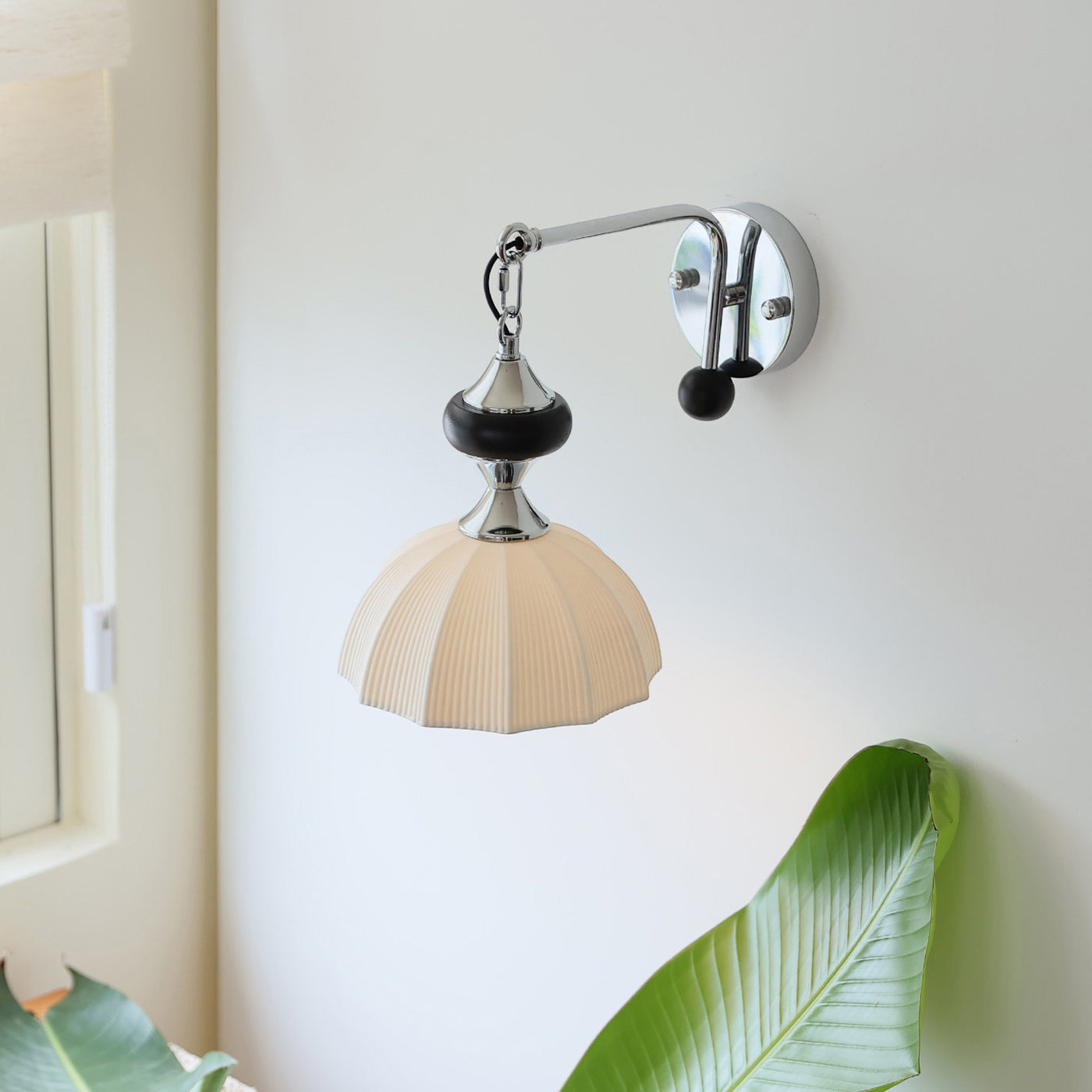 Remy String-Wrapped Drum Wall Sconce
