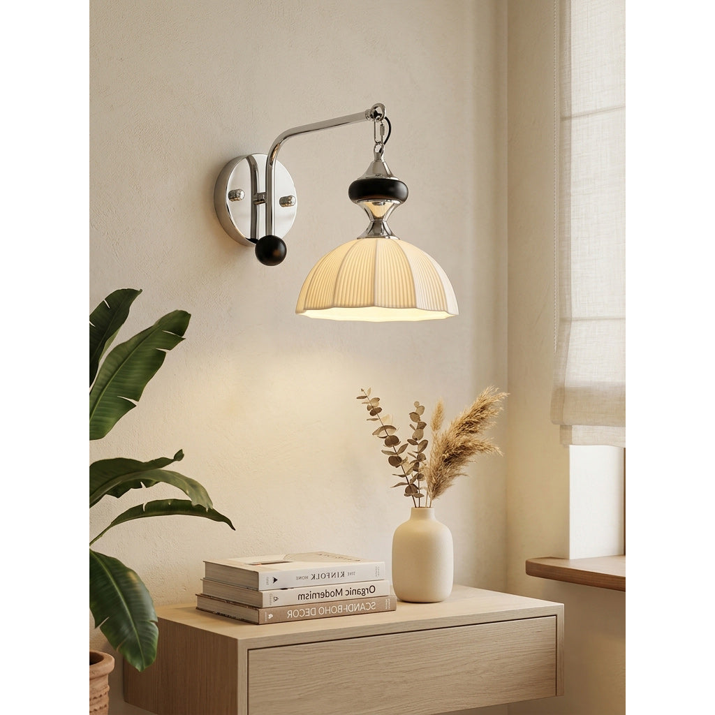 Remy String-Wrapped Drum Wall Sconce