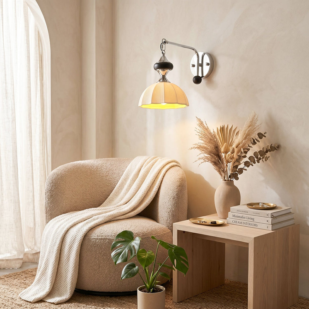 Remy String-Wrapped Drum Wall Sconce