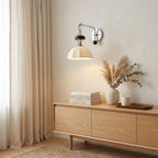 Remy String-Wrapped Drum Wall Sconce