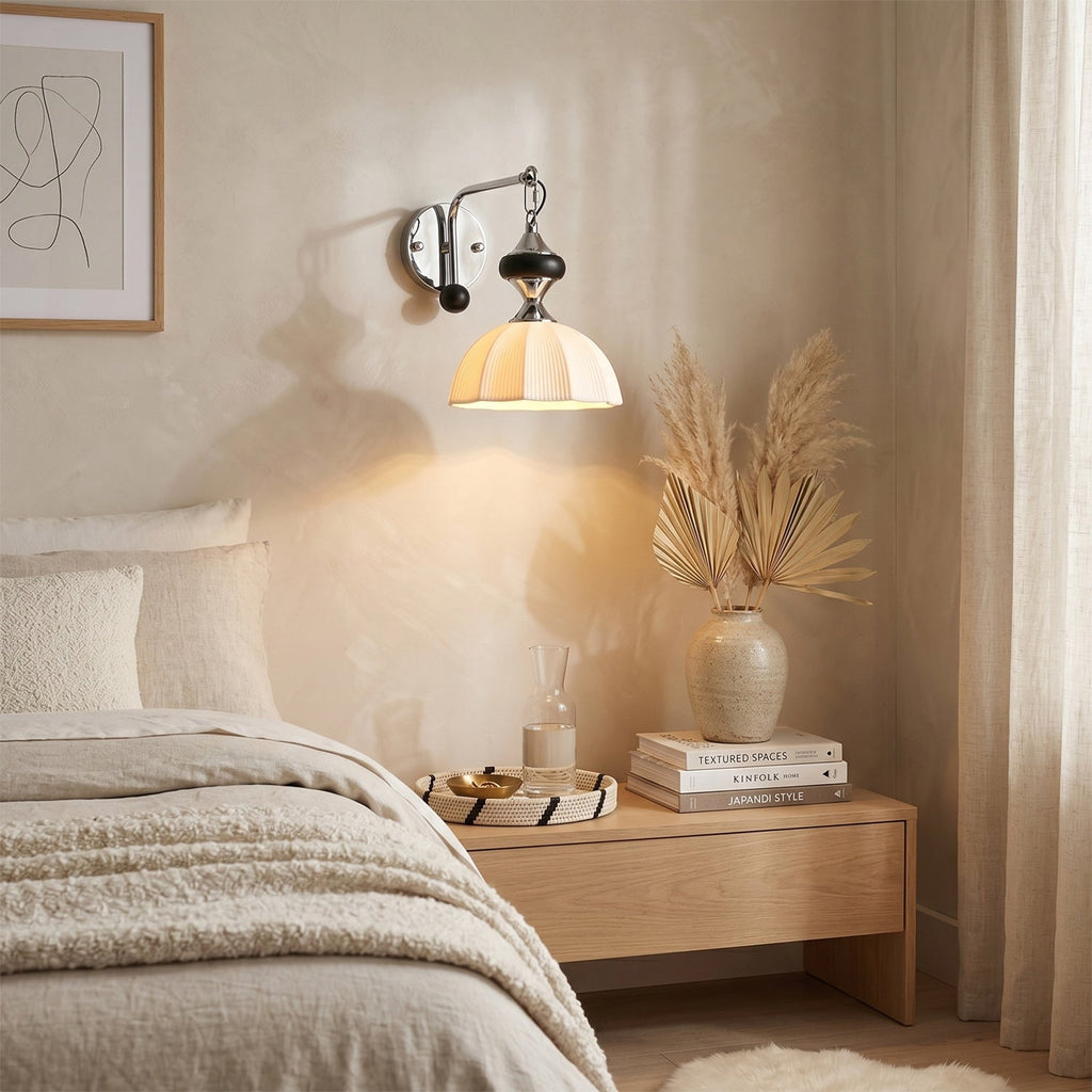 Remy String-Wrapped Drum Wall Sconce