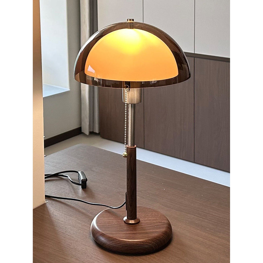 Remy Amber Dome Nostalgic Table Lamp