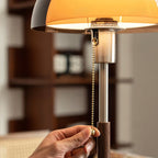 Remy Amber Dome Nostalgic Table Lamp