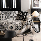 RenaissanceLine: Sofa cover made of high-quality chenille with decorative pattern & cozy texture – for sofa & living area
