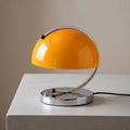 Renzo Crescent Arm Glass Dome Table Lamp