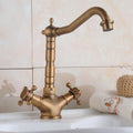 RetroFlow: Vintage Sink Faucet in Antique Design – Stylish Tap for Nostalgic Bathrooms