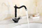 RetroFlow: Vintage Sink Faucet in Antique Design – Stylish Tap for Nostalgic Bathrooms
