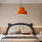 RetroForm: Bauhaus Pendant Light in Orange