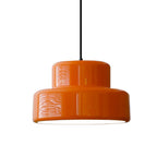 RetroForm: Bauhaus Pendant Light in Orange