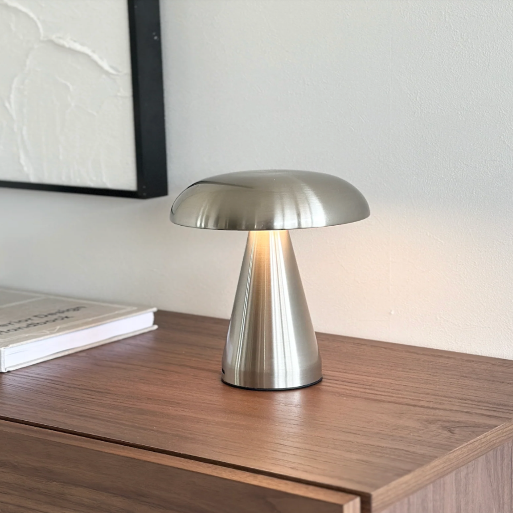 RetroGlow: USB Table Lamp in Vintage Style – LED Nightstand Lamp for Bedroom & Office