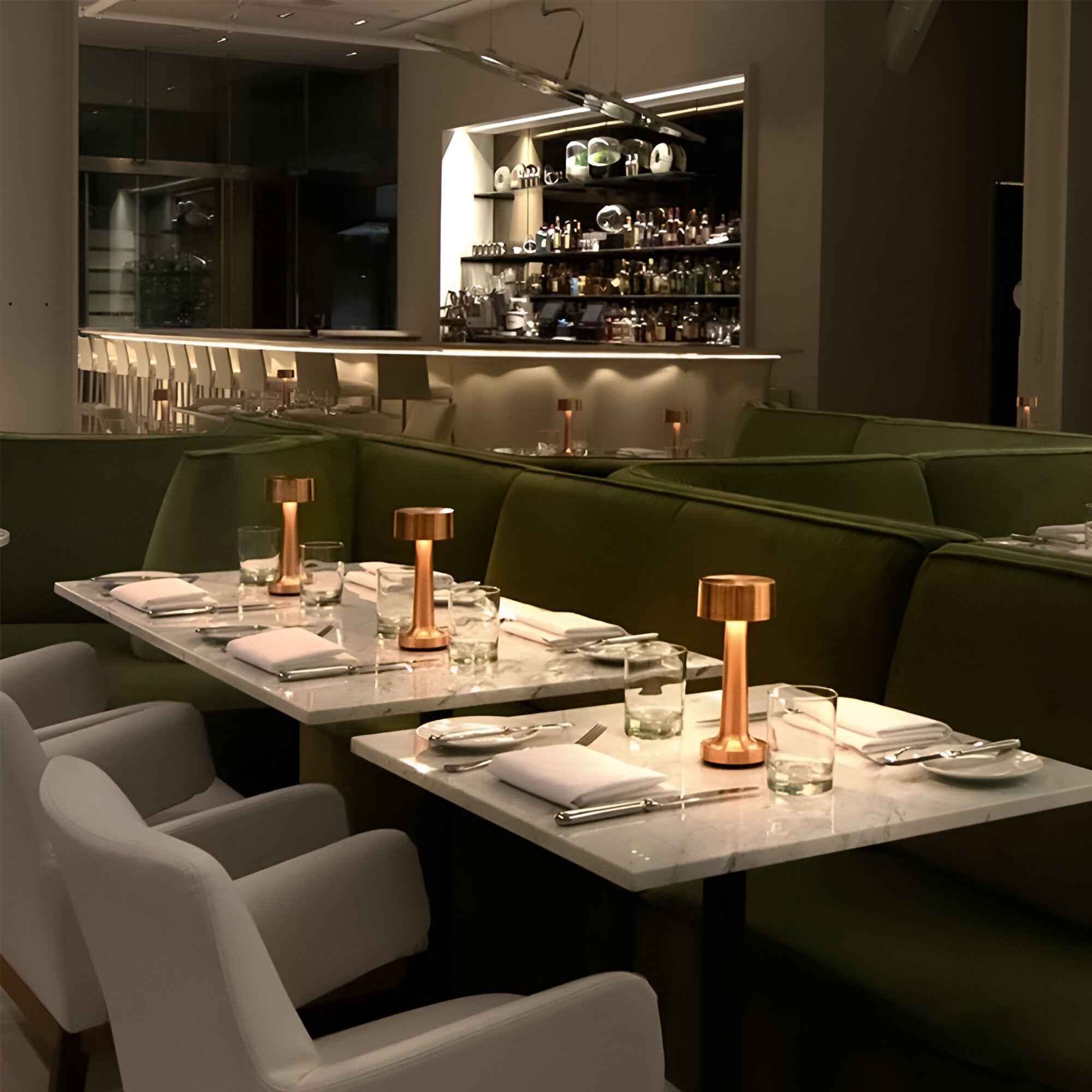 Breeze LED Tafellamp | Draadloos, Aluminium, Touchbediening