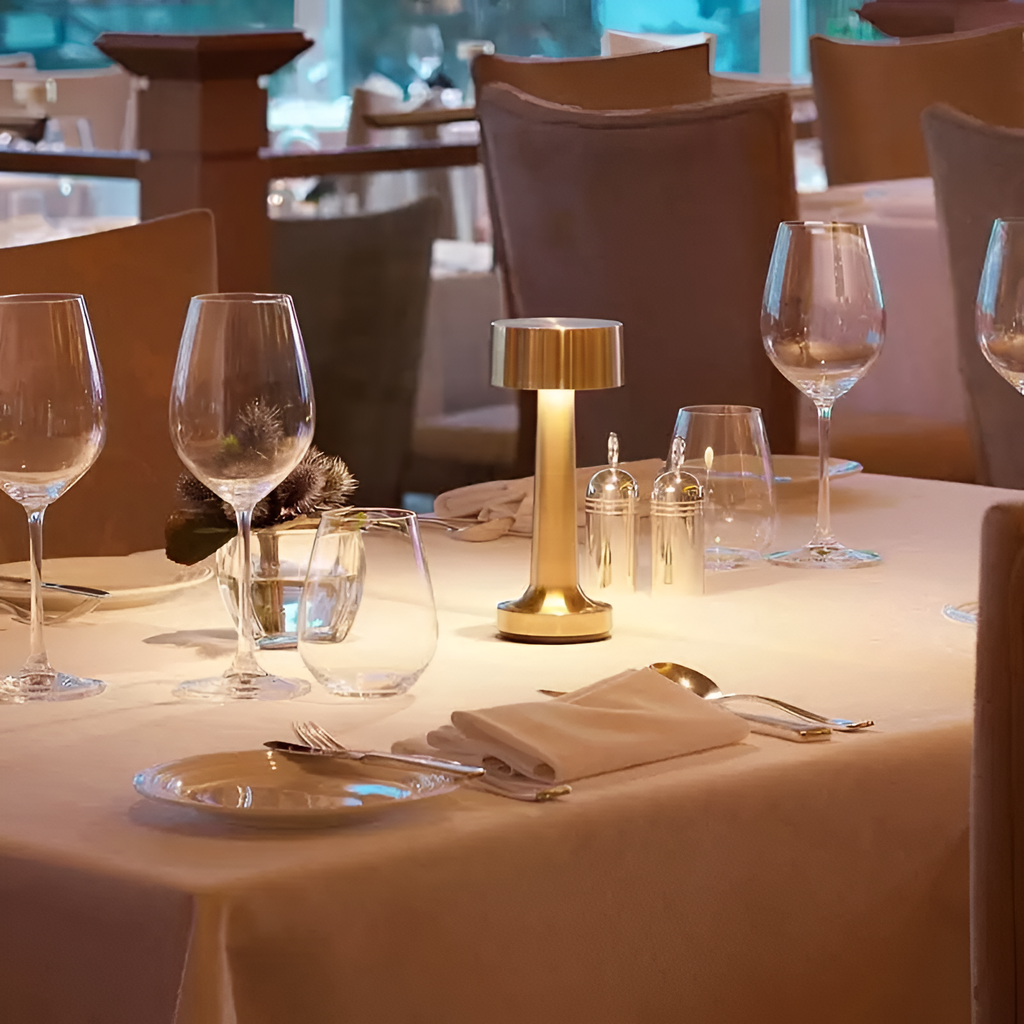 Breeze LED Tafellamp | Draadloos, Aluminium, Touchbediening