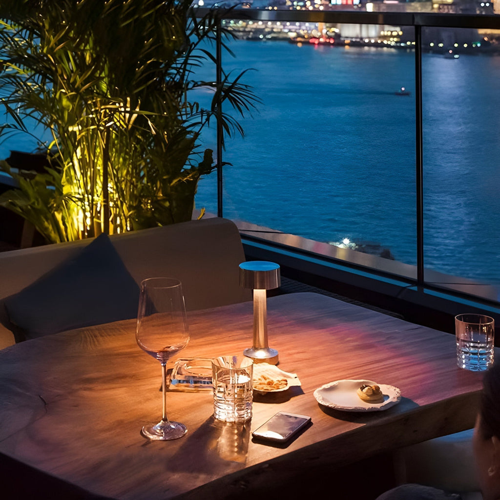 Breeze LED Tafellamp | Draadloos, Aluminium, Touchbediening