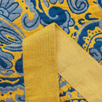 RetroSoleil: Cotton blankets made of cotton with a classic retro pattern & breathable lightness – for sofa & living area