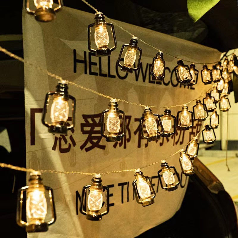 String Light LED Retro Style IP44 Indoor Outdoor