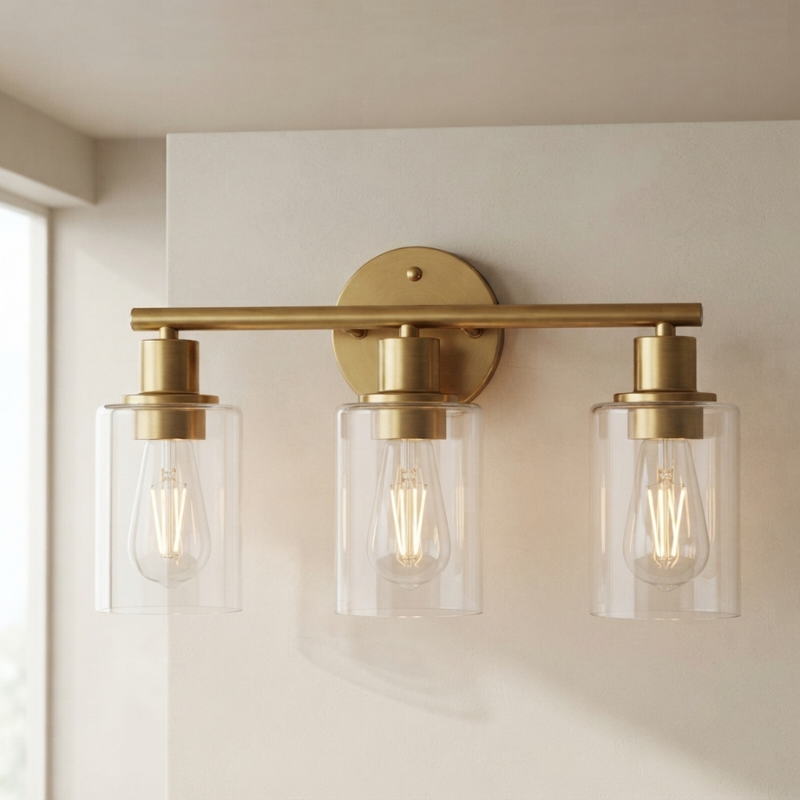 Retro Wall Sconce Light Fixture Versatile Reversible Mount