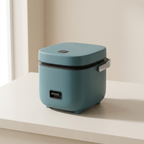 Rice Cooker Mini 1.2 Quart 200W Nonstick Inner Pot