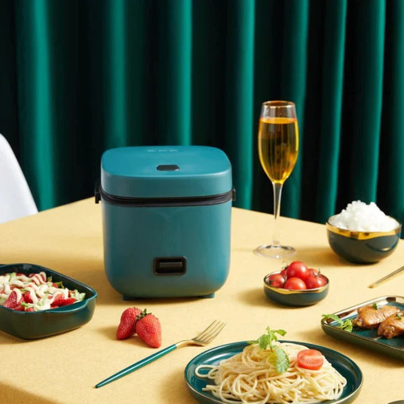 Rice Cooker Mini 1.2 Quart 200W Nonstick Inner Pot