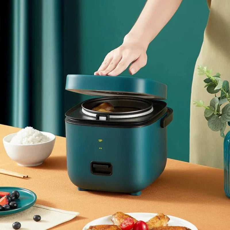 Rice Cooker Mini 1.2 Quart 200W Nonstick Inner Pot
