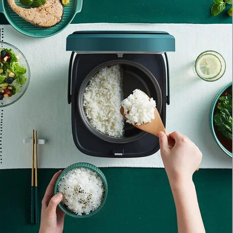 Rice Cooker Mini 1.2 Quart 200W Nonstick Inner Pot
