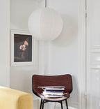 Japanese Washi Paper Globe Pendant Light 1-Light
