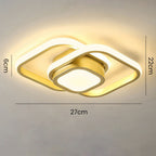 RingÉlégance: Double Ring Ceiling Light LED Modern – Stylish & Energy Efficient for Hallways & Living Areas