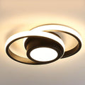 RingÉlégance: Double Ring Ceiling Light LED Modern – Stylish & Energy Efficient for Hallways & Living Areas