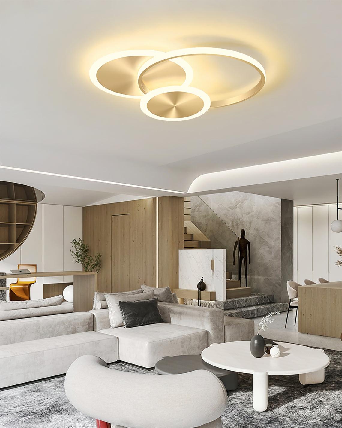 Aluminum LED Ring Flush Ceiling Light