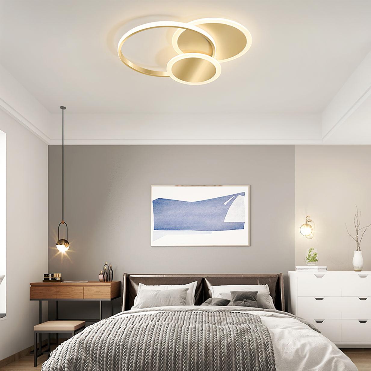 Aluminum LED Ring Flush Ceiling Light