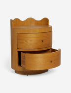 Bello Nightstand | Curved Drawer Fronts, Timeless Woodwork