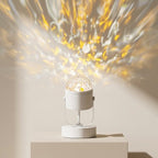 Ripple Effect Table Lamp, Wrought Iron Material, Projection Lighting
