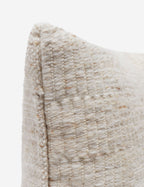 Rina Throw Pillow | Woolen Accent, Heathered Texture
